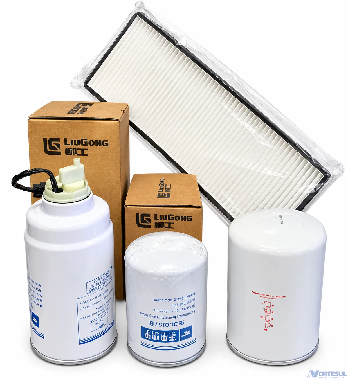 KIT FILTROS LIUGONG 835T - YUCHAI A60B00-1105350A